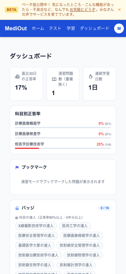 ダッシュボード
